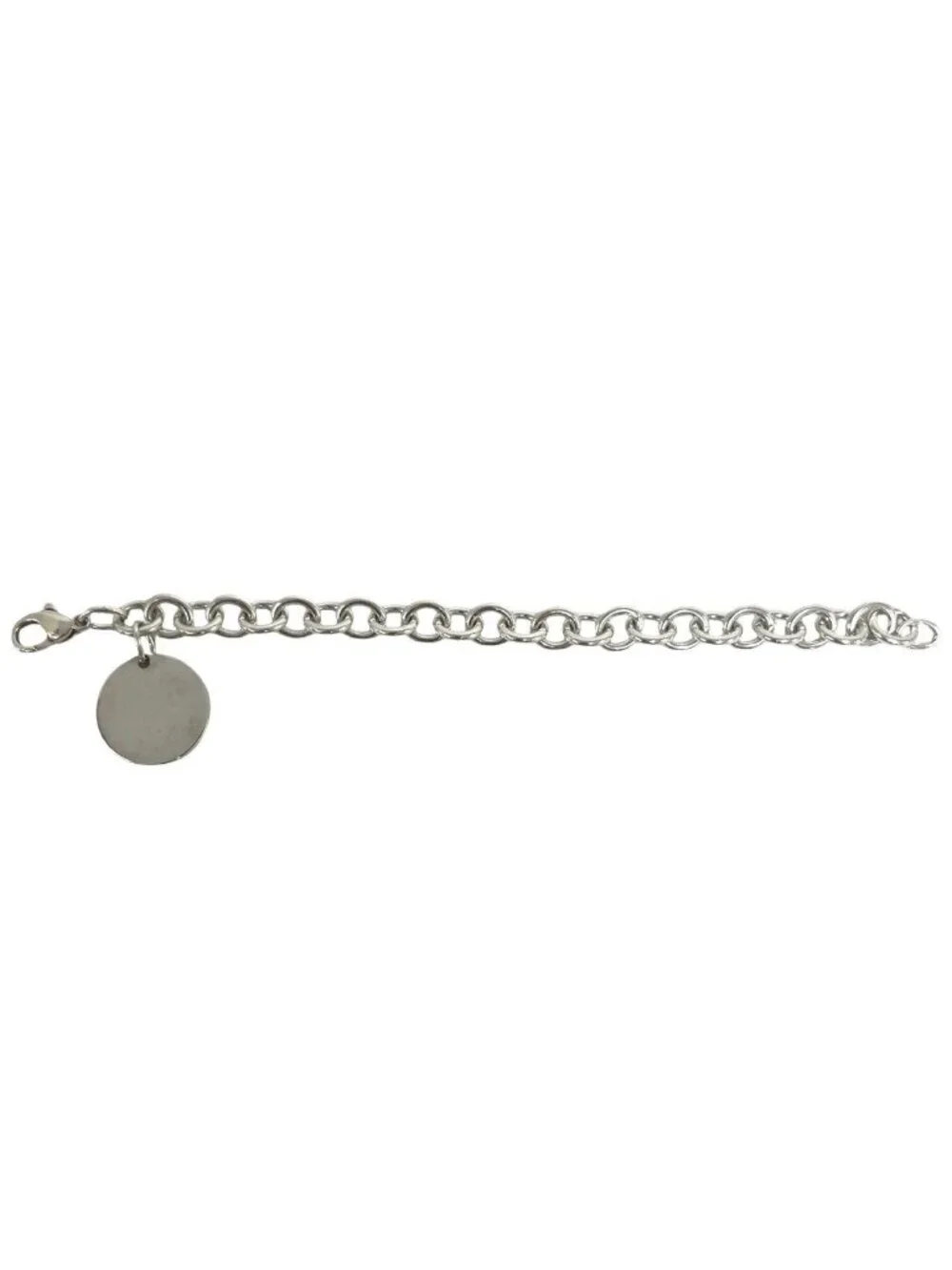 Tiffany & Co Return to Round Tag Bracelet 925 Sterling Silver Accessory